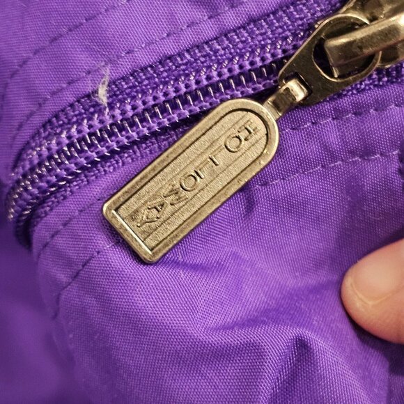 Y2K‎ Corvette Club Washington Windbreaker Jacket Lined Purple Karen Sz M Large - Picture 8 of 14